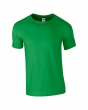 Tricou din bumbac 100%, culoare verde, 155 g/m2, Softstyle