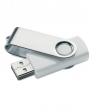 Stick memorie USB, culoare alb &amp; argintiu, 16GB