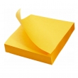Notes autoadeziv, galben pastel, 100 file/set, 75x75 mm, EvOffice 