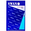 Hartie indigo, culoare albastru 100 coli/top, Swan