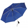 Umbrela automata retractabila cu maner cauciucat, culoare albastru, 98 cm
