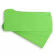 Separatoare carton colorat verde pal pentru biblioraft, 100 buc/set, 100x240 mm, EvOffice