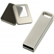 Stick memorie USB din metal si cutie metalica, culoare argintiu, 32GB