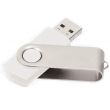 Stick memorie USB din metal si plastic, culoare alb, 32GB