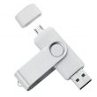 Stick memorie 2 in 1 OTG USB, culoare alb, 32GB