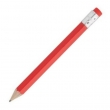 Creion cu mina grafit si radiera, rosu, 90 mm, iProduse 